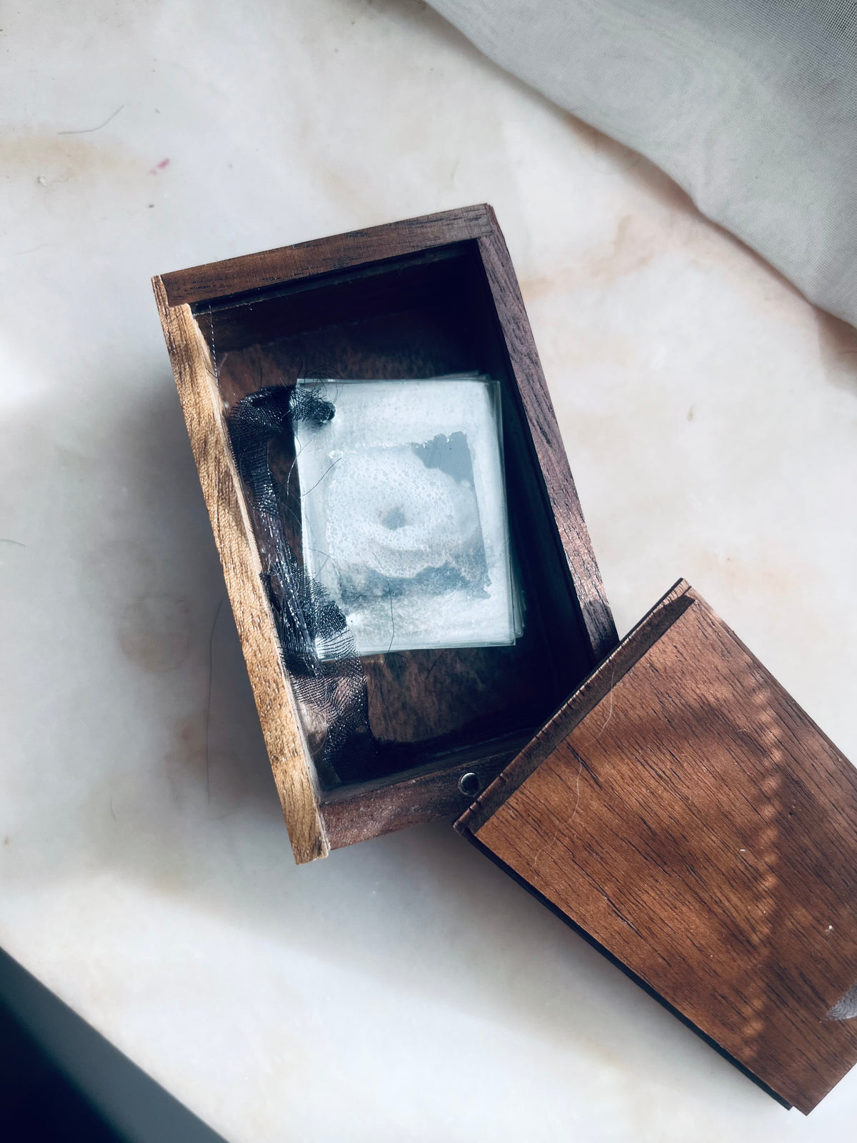 CUSTOM miniature glass photo book