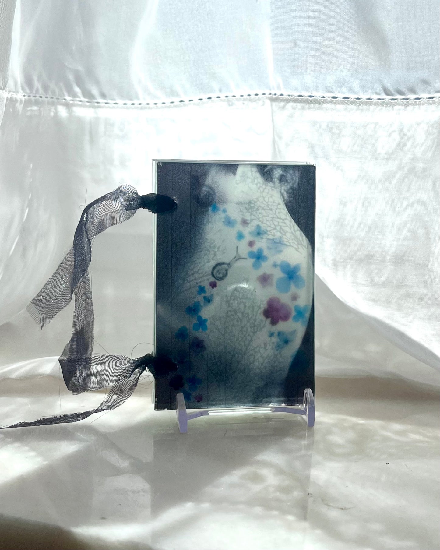glass book commission - custom order glass book