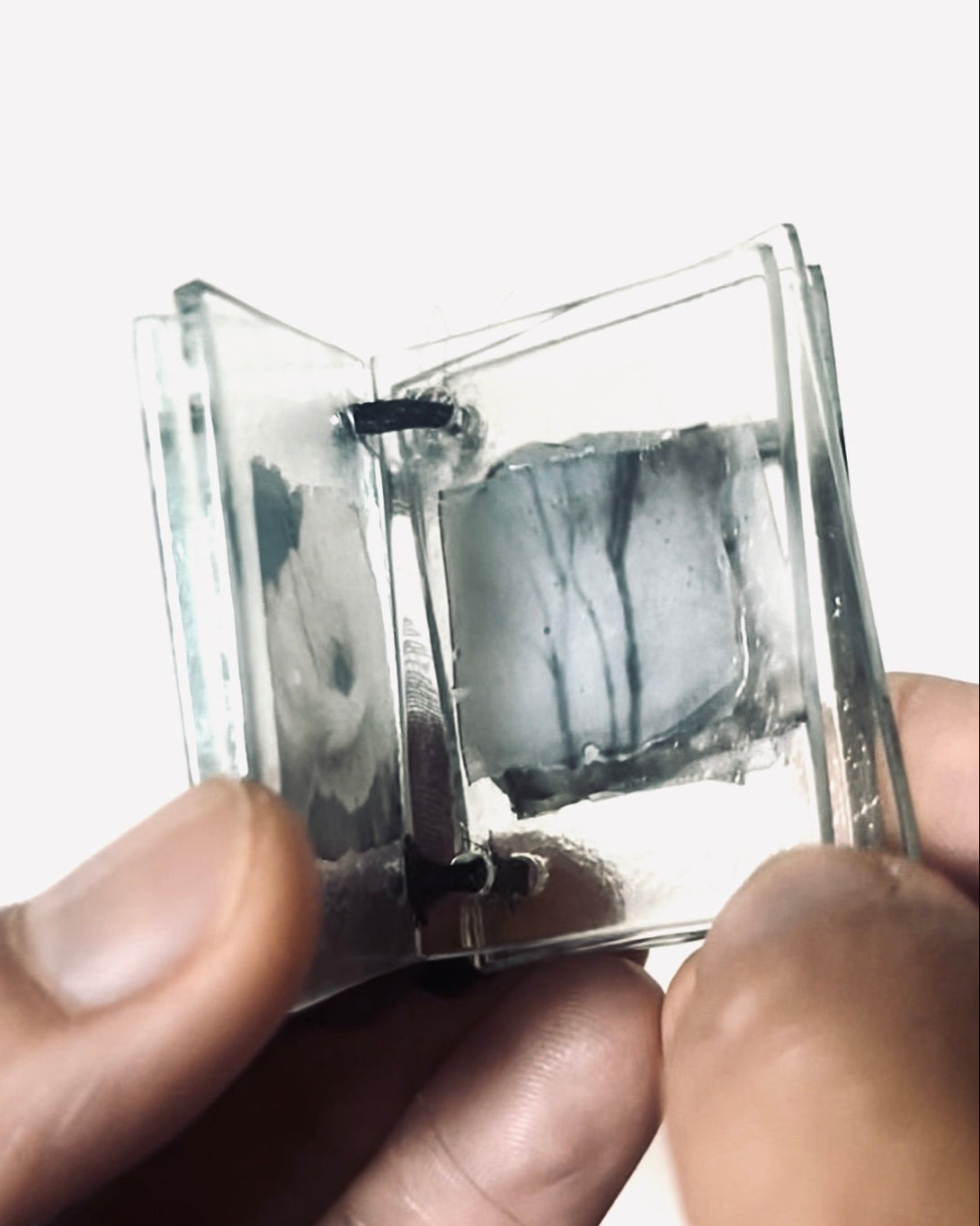 CUSTOM miniature glass photo book