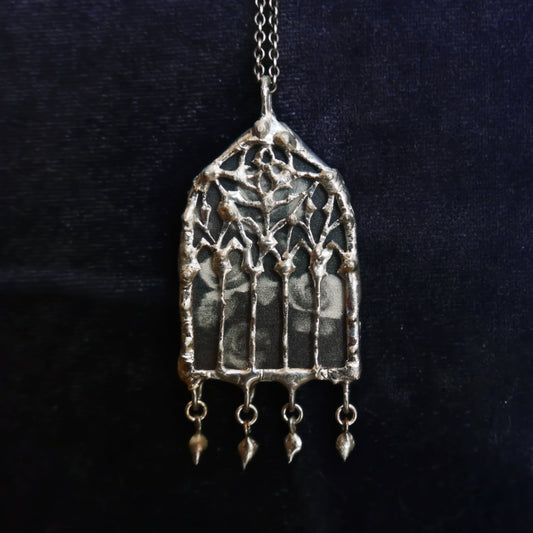 gothic pendant church window cathedral window romantic gothic soft goth grunge alt core cottagegore dark academia whimsigoth haute goth punk