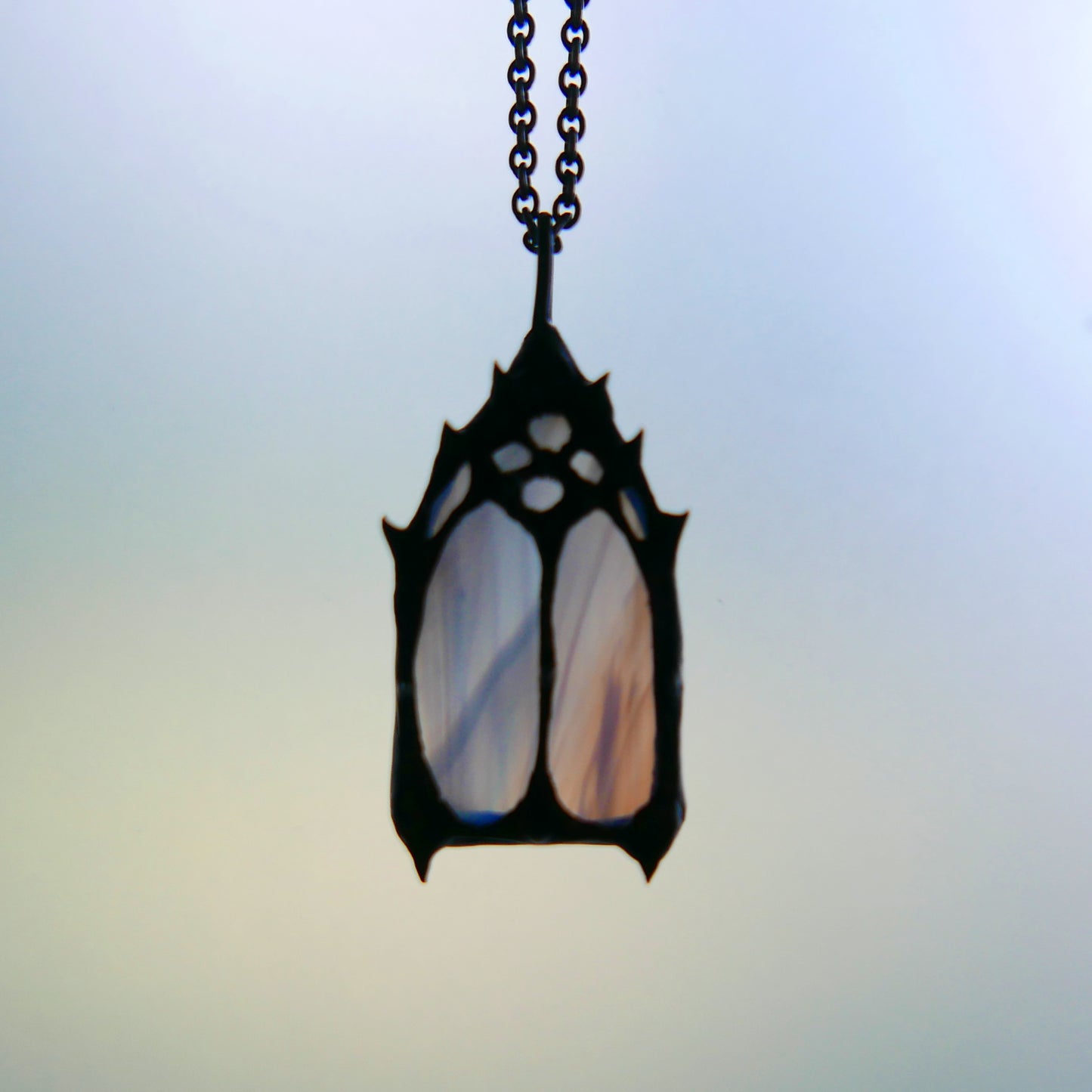 medieval cathedral window pendant church window gothic cathedral jewelry romantic goth alt core grunge rose window stained glass necklace coffin nail jewelry